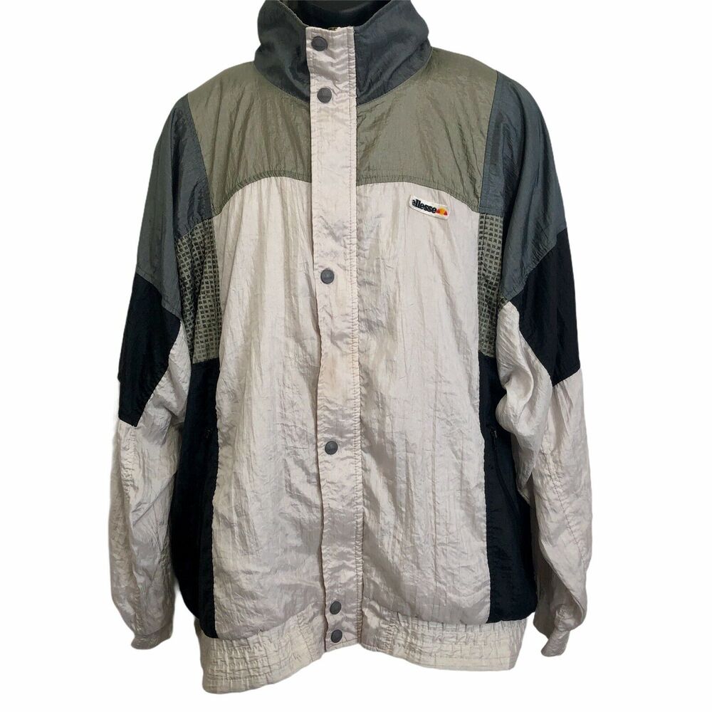Ellesse Windbreaker Mens 44 Color Block Track Jacket